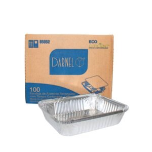 BANDEJA DE ALUMÍNIO DARNEL DA5 40OZ 1150ML C/100 UNIDADES