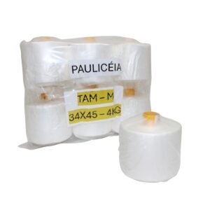 BOBINA ESTRELA PAULICÉIA 34X45 C/6 ROLOS C/5250 SACOS