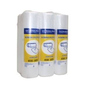 BOBINA PICOTADA EXTRUSA 40X58 3KG C/6 ROLOS CADA ROLO C/650 SACOS