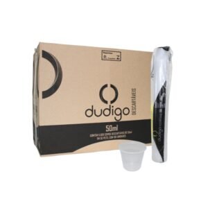 COPO PLÁSTICO TRANSLÚCIDO PS DUDIGO 50ML 50X100 5000 UNIDADES