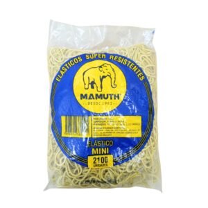 ELÁSTICOS SUPER RESISTENTE N8 MAMUTH AMARELO COM 2100 UNIDADES