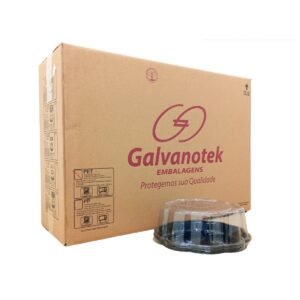 EMBALAGEM PET G32F GALVANOTEK PRETA TAMPA ALTA FLOWER C/100 UNIDADES