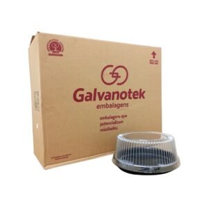 EMBALAGEM PET G32M GALVANOTEK MILLENIUM MINI TORTA PRETA C/100 UNIDADES