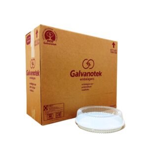 EMBALAGEM PET G32MB GALVANOTEK MILLENIUM MINI TORTA BAIXA C/100 UNIDADES