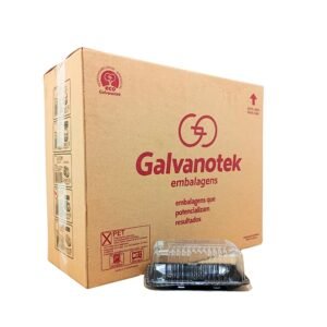 EMBALAGEM PET G62M GALVANOTEK MINI FATIA HM06P PRETA C/150 UNIDADES