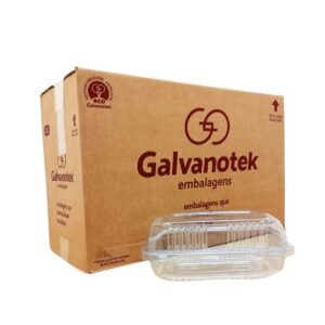EMBALAGEM PET GA17 GALVANOTEK MILLENIUM ROCAMBOLE PEQUENA BRANCA C/100 UNIDADES