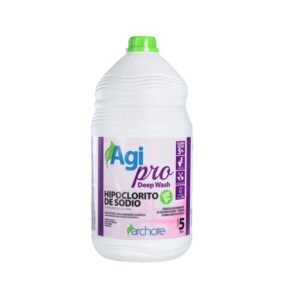 HIPOCLORETO DE SÓDIO (CLORO) AGIPRO DEEP WASH ARCHOTE 5LTS 1 UNIDADE