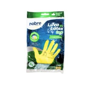 LUVA LÁTEX MULTIUSO NOBRE AMARELA TAMANHO G