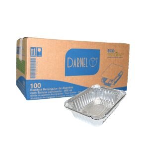 MARMITEX DE ALUMÍNIO DARNEL 16OZ 500ML 50 UNIDADES Q510500RY*