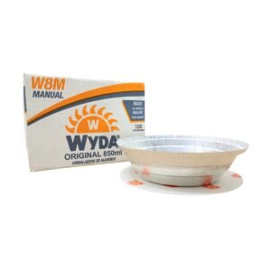 MARMITEX DE ALUMÍNIO W8-100 MANUAL WYDA 850ML TAMPA DE PAPEL C/100 UNIDADES