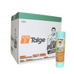 PANO MULTIUSO VERDE TALGE 30X25 CAIXA COM 12 ROLOS
