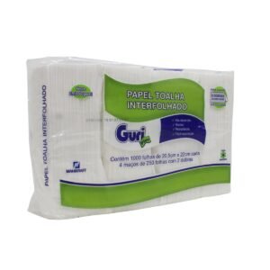 PAPEL TOALHA INTERFOLHA GURI PLUS MANIKRAFT 20,5CM X 22CM C/1000 FOLHAS