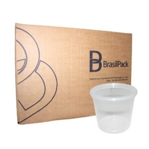 POTE PP MULTI-USO BRASILPACK C/TAMPA C/500 UNIDADES