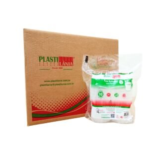 POTE REDONDO PP PLASTILÂNIA CRISTAL 220ML C/200 UNIDADES