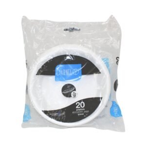 PRATO DE ISOPOR DARNEL 18CM 20 UNIDADES  D510701NW