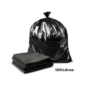 SACO DE LIXO PLÁSTICO LORENFLEX PRETO 100LTS FARDO C/5KG