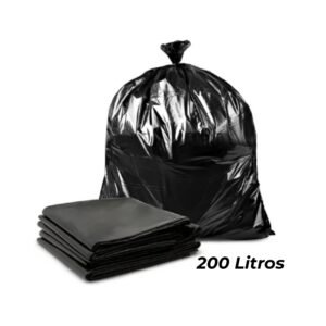 SACO DE LIXO PLÁSTICO LORENFLEX PRETO 200LTS 40 UNIDADES