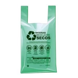 SACOLA PLÁSTICA BIODEGRADÁVEL PREFEITURA MODENA 48X55 VERDE C/370 UNIDADES