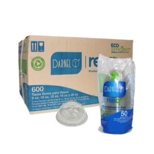 TAMPA PET DARNEL P/COPOS PET CRISTAL BOLHA C/12X50 UNIDADES