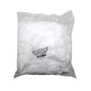 TOUCA DE PROTEÇÃO TNT LEVISA AFRO MÉDIA BRANCA 60X60CM 25 UNIDADES