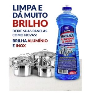 BRILHA ALUMÍNIO E INOX PROVITA 500ML 1 UNIDADE