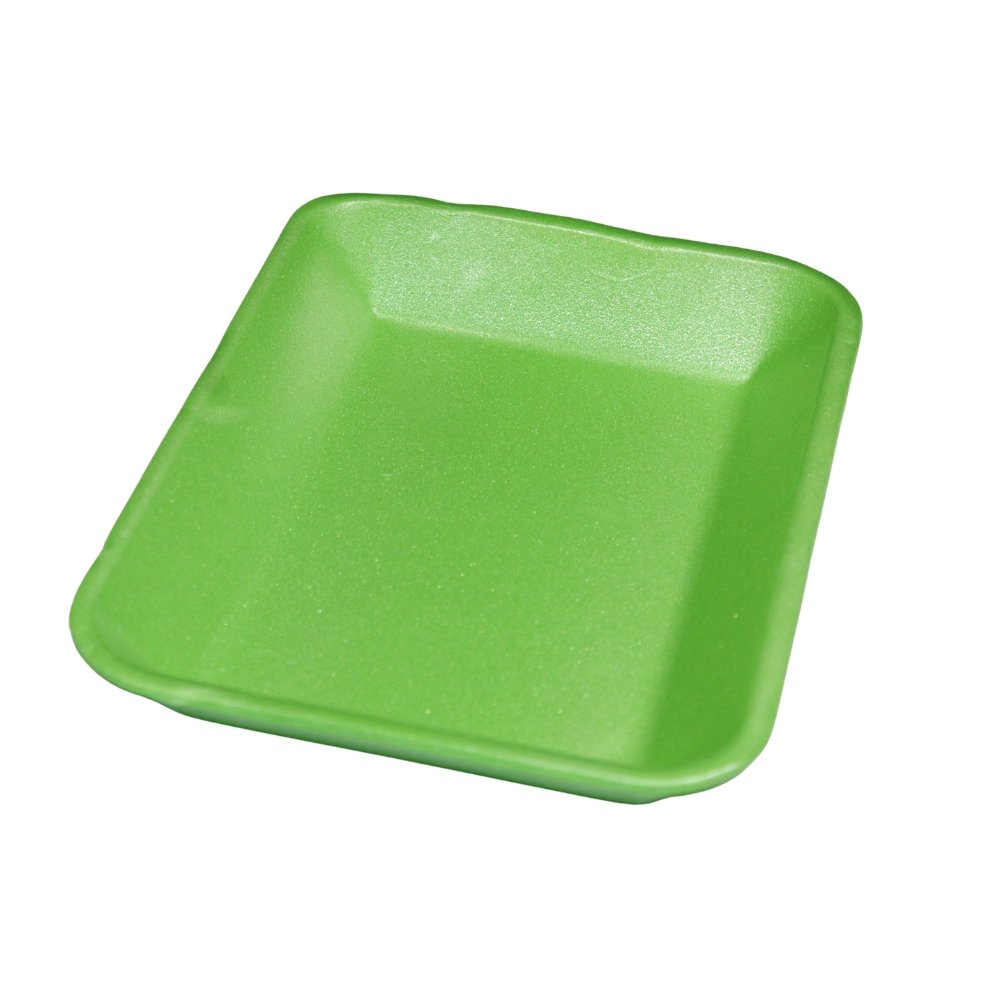 BANDEJA DE ISOPOR MEIWA M02 VERDE 400 UNIDADES - Imagem 2