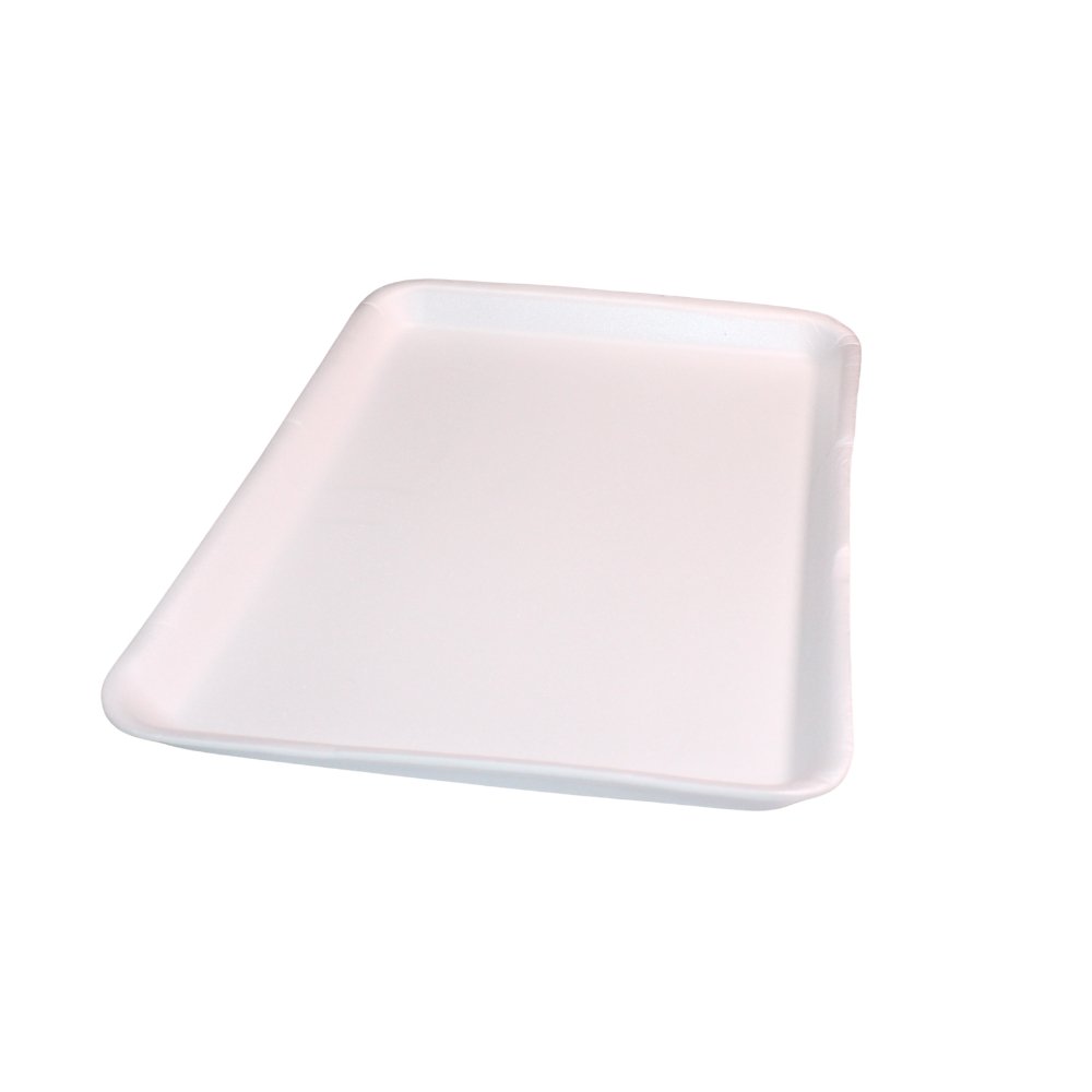 BANDEJA DE ISOPOR MEIWA M07 BRANCA 200 UNIDADES - Imagem 2