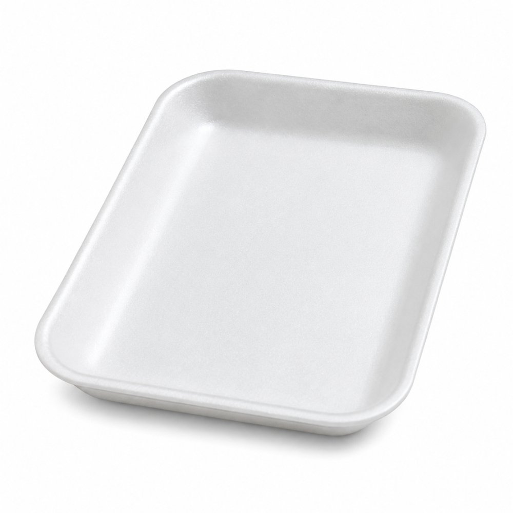 BANDEJA DE ISOPOR MEIWA M54 BRANCA 400 UNIDADES - Imagem 2